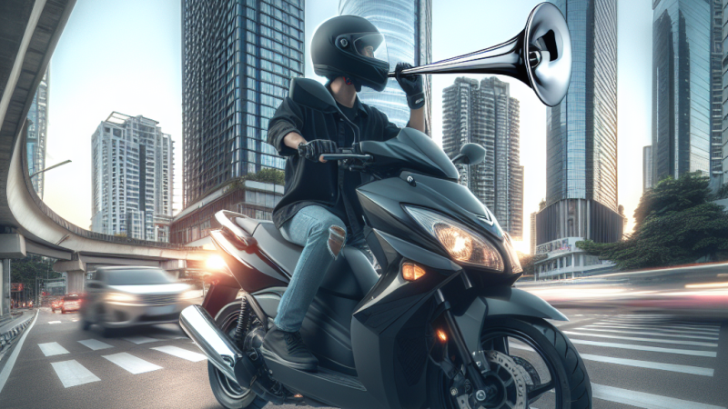 Niveau de Décibels du Klaxon du Yamaha XMax 125