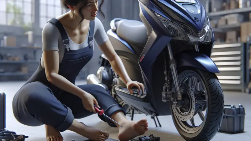 Étapes pour Démonter le Marchepied d’un Yamaha XMax 125