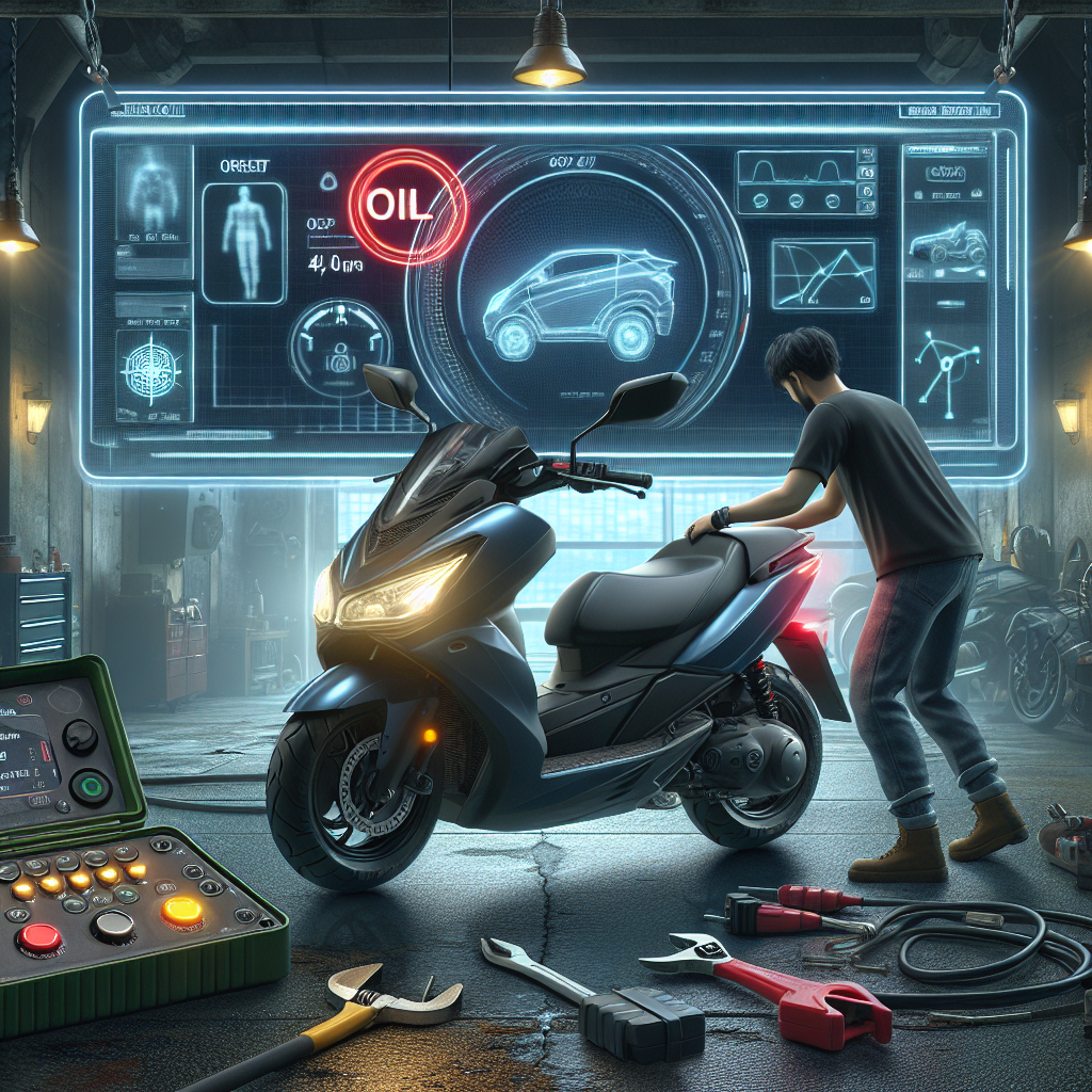Enlever le Voyant Oil après Vidange sur un Scooter Yamaha XMax 125