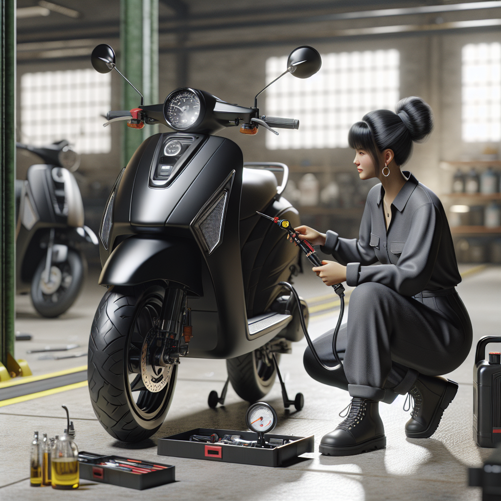 Vérification du Niveau d’Huile sur un Yamaha XMax 125