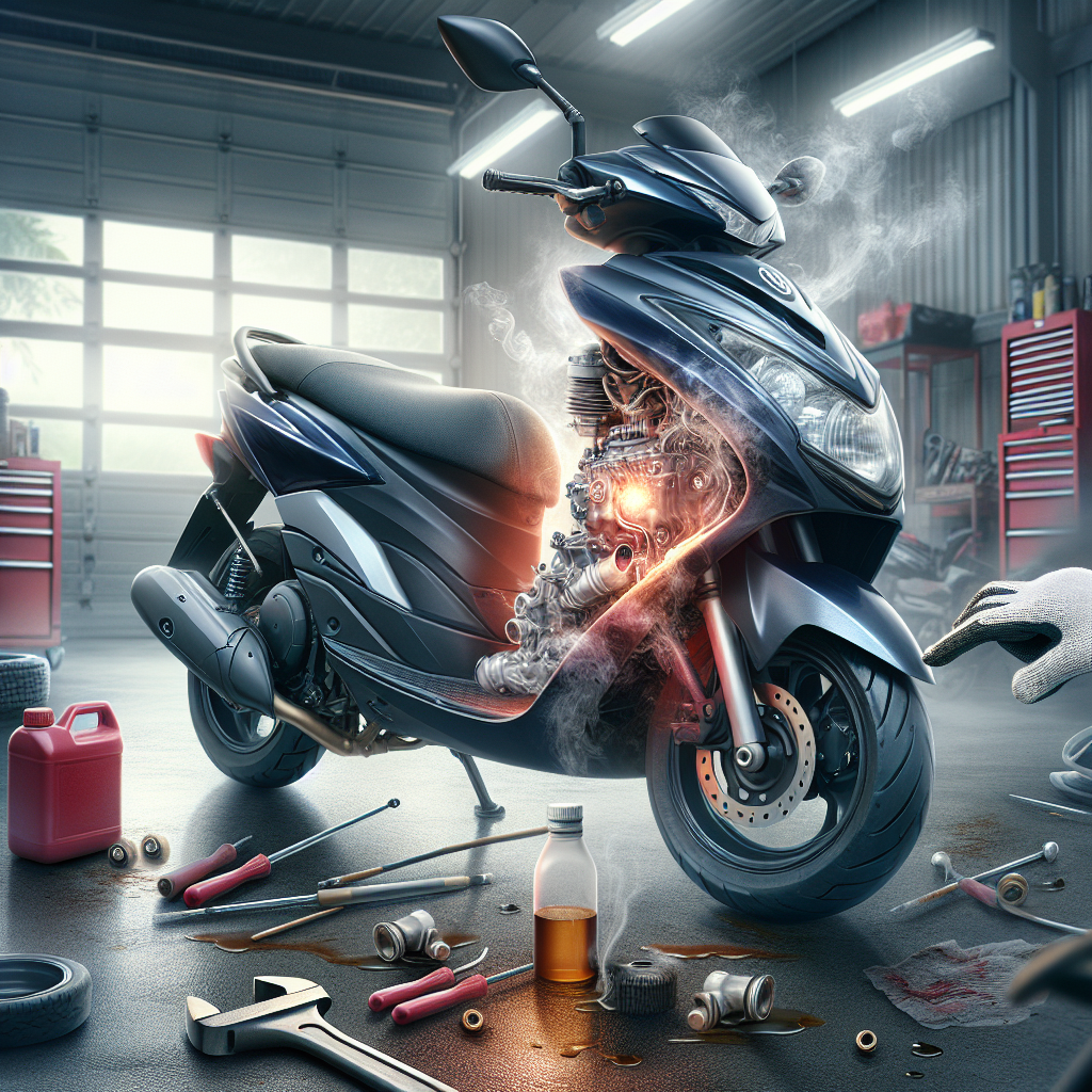 Symptômes d’un Joint de Culasse Défectueux sur un Yamaha XMax 125